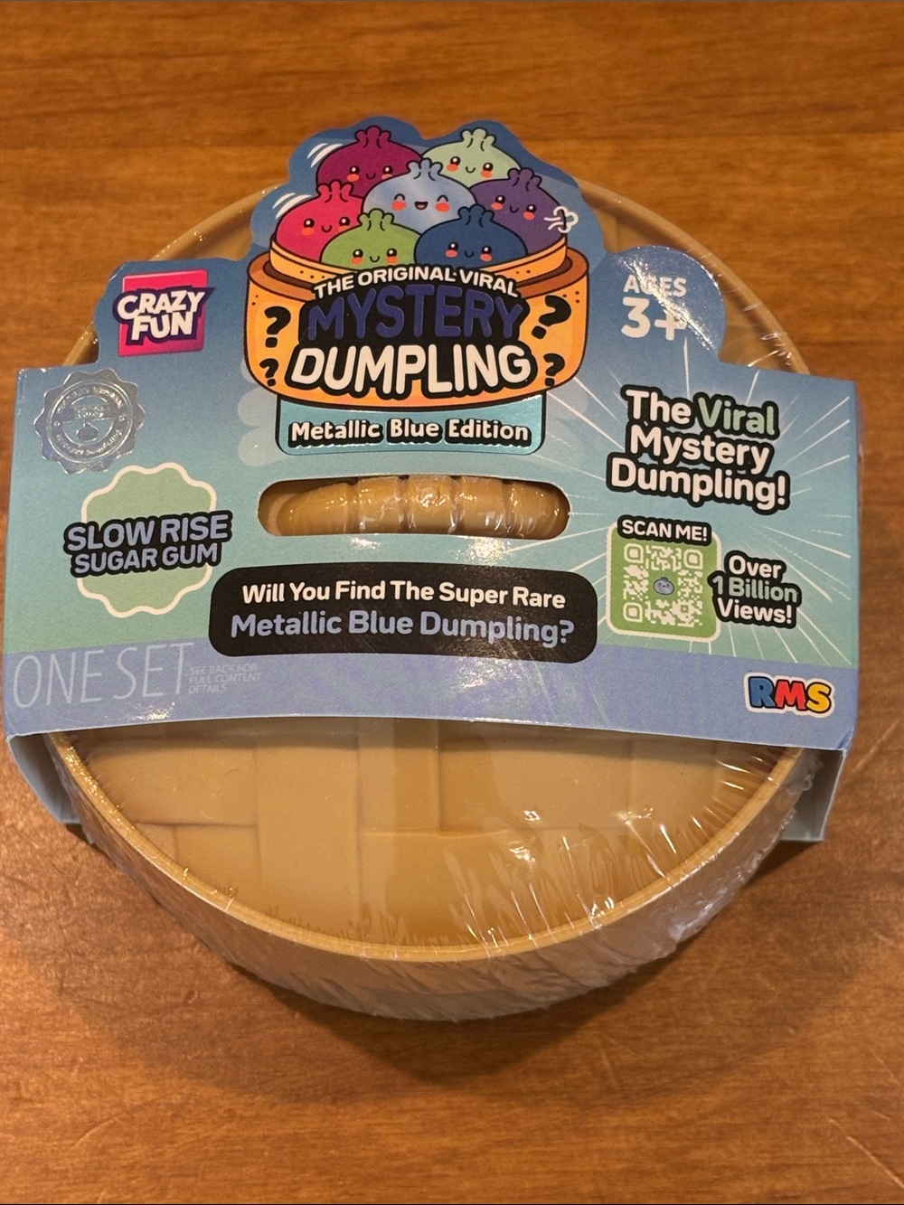 NEW RMS MYSTERY DUMPLING METALLIC BLUE EDITION VIRAL SQUISHY RARE TOY FUN RARE🩵🥟